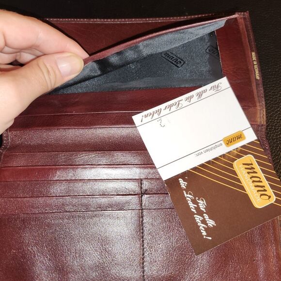 Brown Leather Wallet Made In Germany - Picture 6 of 6